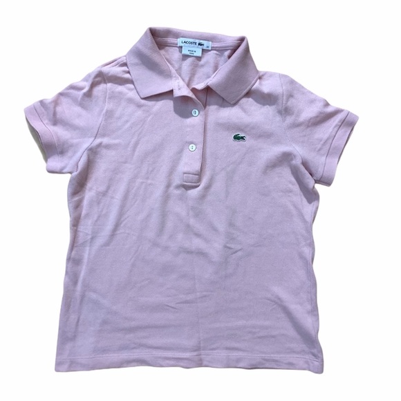 Lacoste Tops - ✨LACOSTE✨  AUTHENTIC PINK POLO TEE🐊